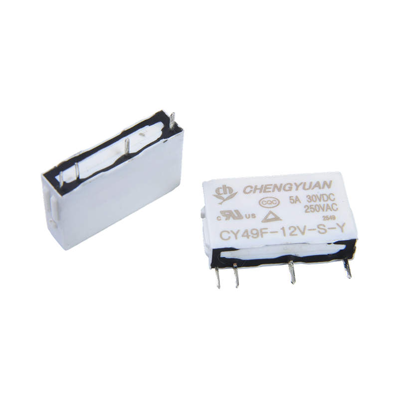 Rơle CY49F, Rơle nguồn mỏng, Rơle 49F, Rơle tín hiệu, Rơle nhỏ 4PIN PCB 5A 0,12W.