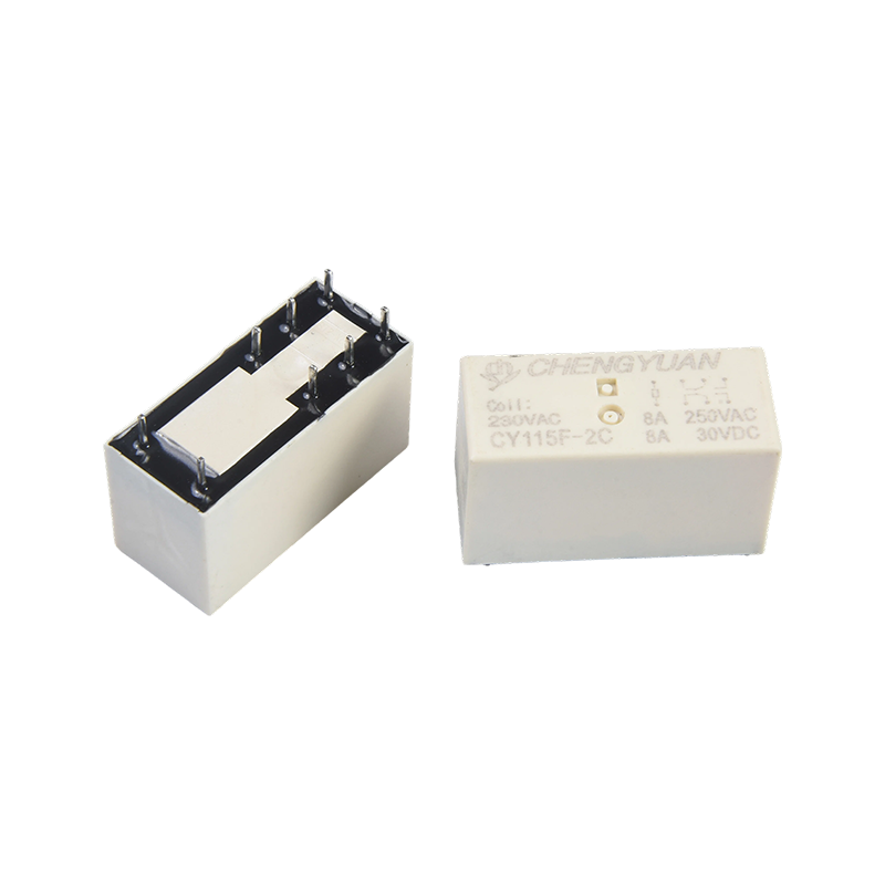 Rơle CY115F2, Rơle PCB DPDT, Rơle JQX-115F, Rơle 8A 0,4W 8PIN, Rơle PCB 2C.115F Rơle điện