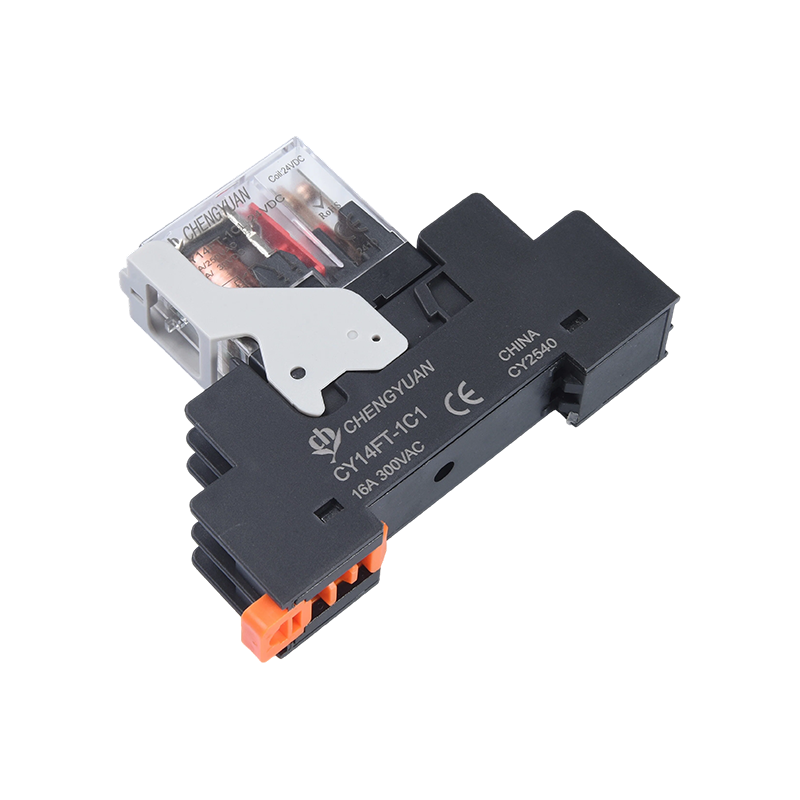 Rơle CY14FT-1CL, Rơle SPSP, Rơle chân rộng 14F, Rơle nguồn 12A 5PIN.