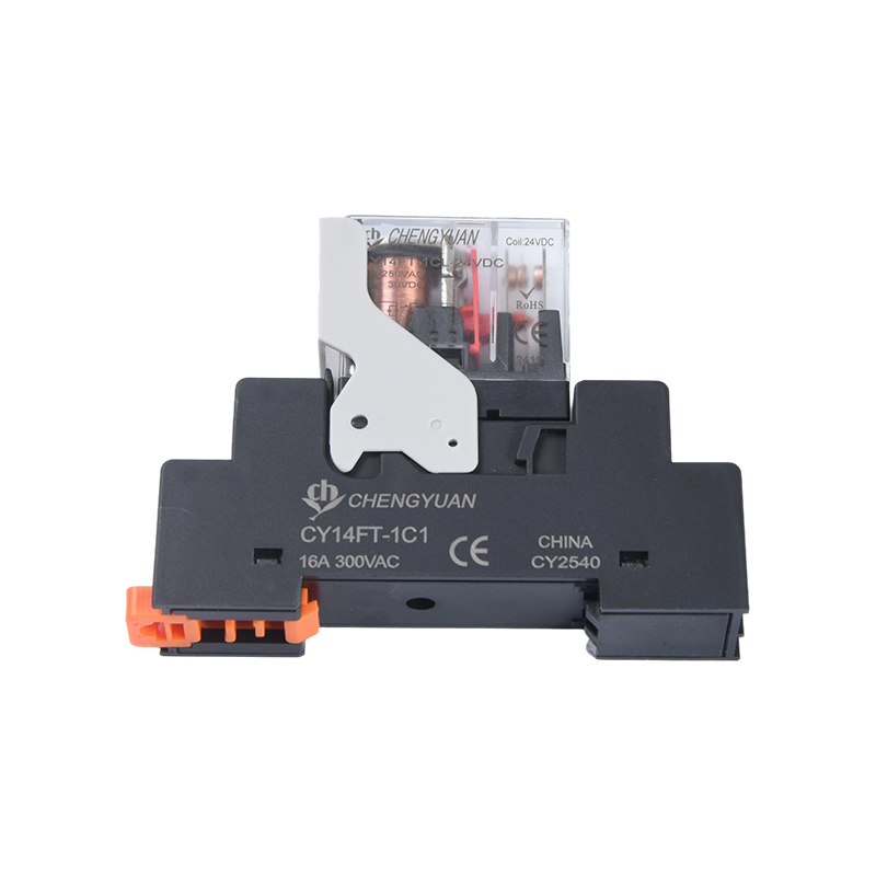 Rơle CY14FT-1CL, Rơle SPSP, Rơle chân rộng 14F, Rơle nguồn 12A 5PIN.