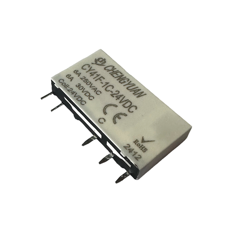 Rơle CY41F, Rơle nguồn mỏng, Rơle 41F, Rơle tín hiệu, Rơle nhỏ 5PIN PCB 6A.