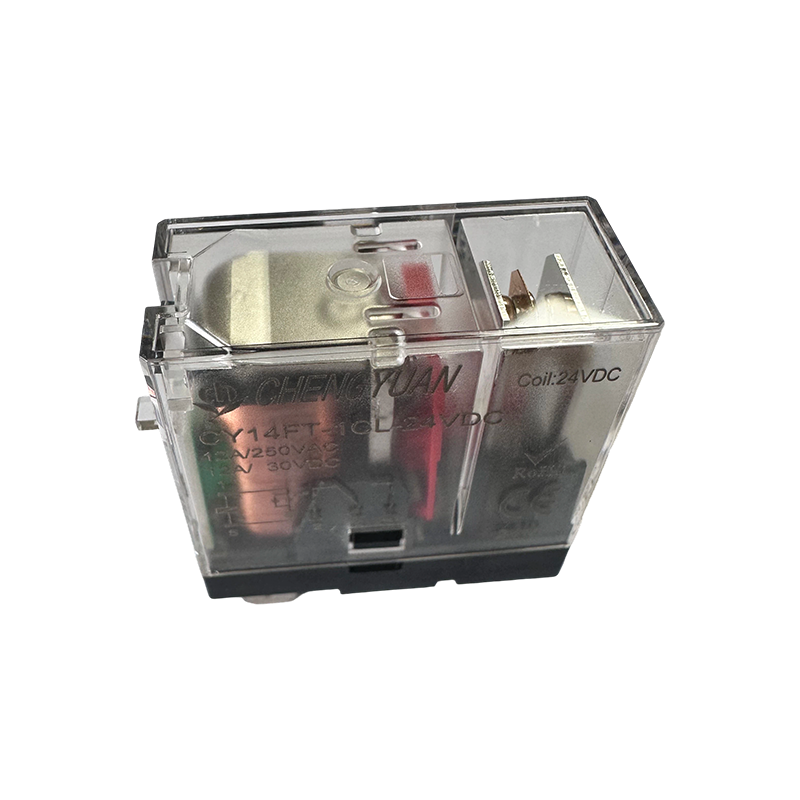 Rơle CY14FT-1CL, Rơle SPSP, Rơle chân rộng 14F, Rơle nguồn 12A 5PIN.